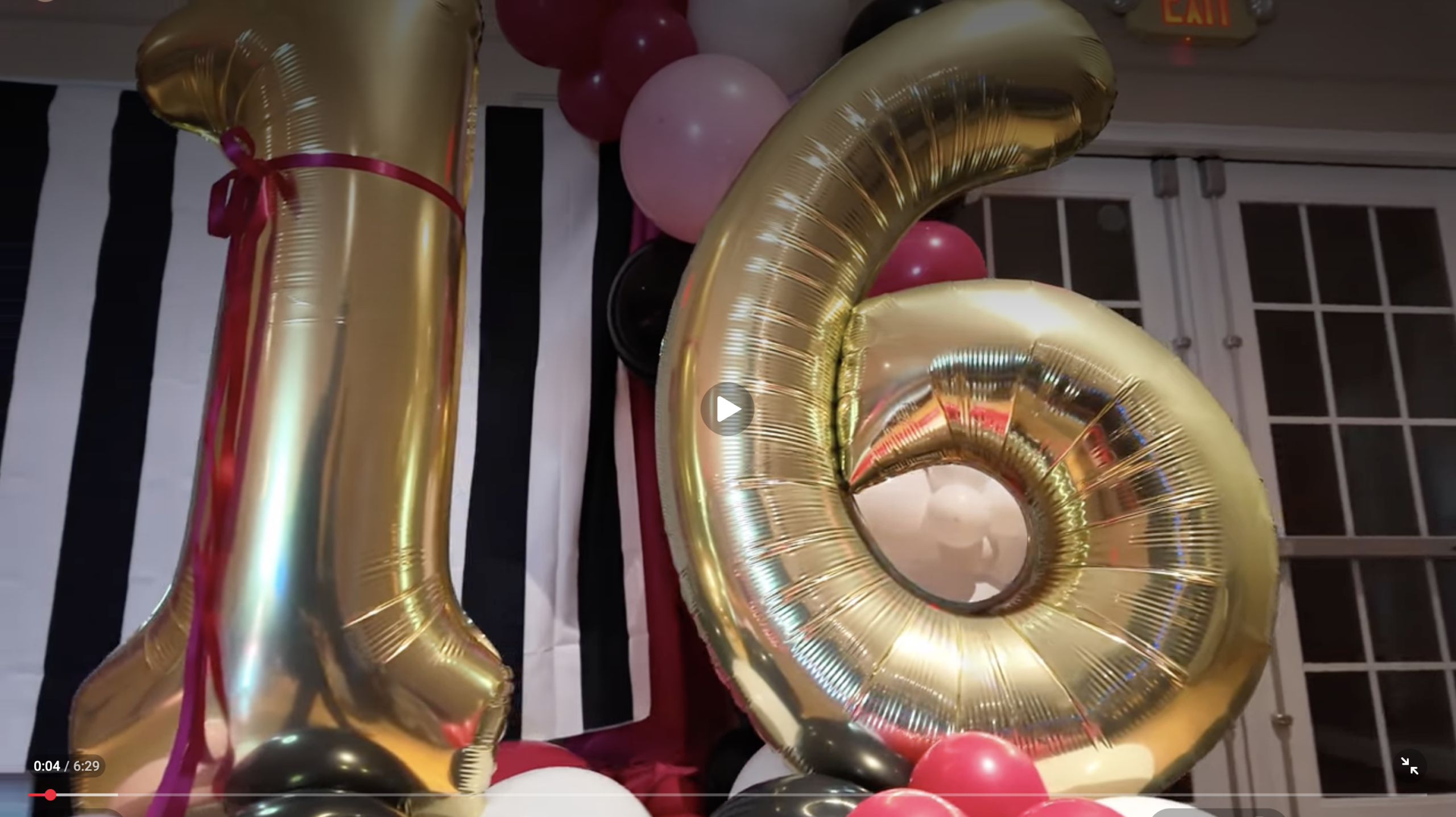 Sweet 16 Birthday Party